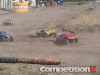 Through the first corner in the Last Man Standing race