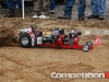 Tri-engine puller making a pass