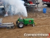Monster-powered tractor making some smoke