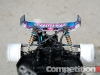 Rear chassis shot of the Tamiya TRF201