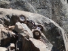Competitor on the rocks