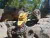 Competitor on the rocks