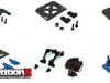 R Sector Carbon Chassis Conversion Kit for the Tamiya TA06