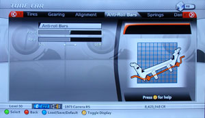 Forza Motorsport 2 Tuning - Anti-Roll Bar Forza Motorsport 2 Tuning - Anti-Roll Bar