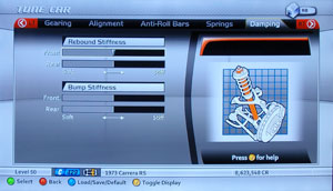 Forza Motorsport 2 Tuning - Damping Forza Motorsport 2 Tuning - Damping