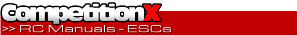 RC Manuals - Electronic Speed Controls RC Manuals - Electronic Speed Controls