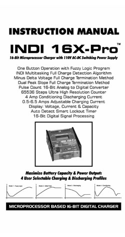 Integy Charger Manuals