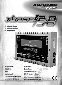 Ansmann Racing Charger Manuals