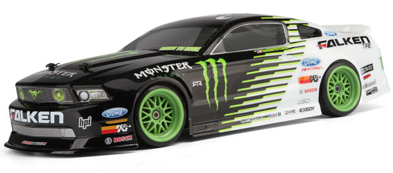 HPI Monster Energy Falken Tire 2011 Ford Mustang E10 Drift RTR