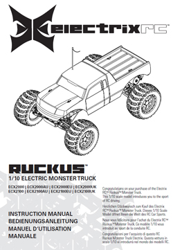 Electrix RC Manuals
