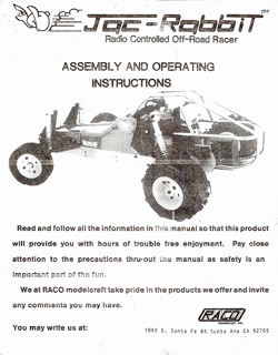 Raco Manuals