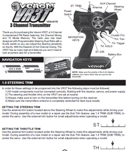 Venom Radio Gear Manuals