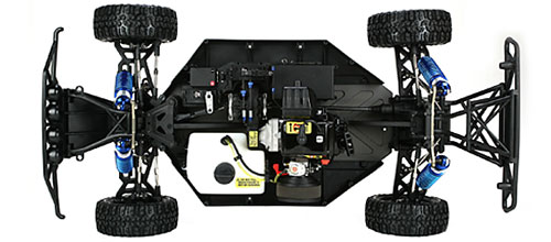 Losi 5IVE-T Chassis Shot Losi 5IVE-T Chassis Shot