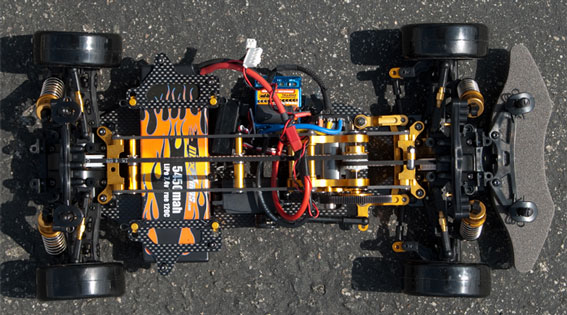 Review: Tamiya TA05 VDF Gold Edition Drift Car Chassis Shot Review: Tamiya TA05 VDF Gold Edition Drift Car Chassis Shot