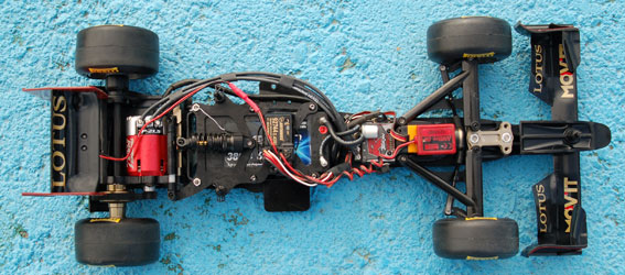 Review: Tamiya F104X1 Chassis Shot Review: Tamiya F104X1 Chassis Shot