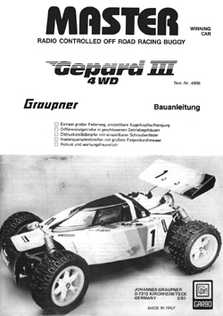 Garbo Gepard III Master Manual