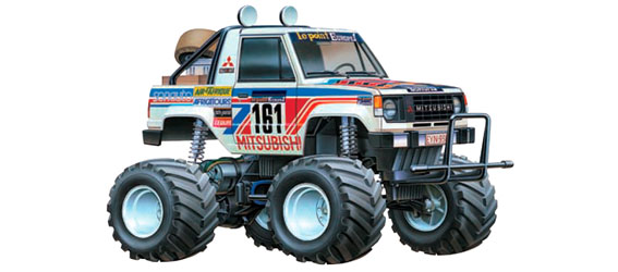 Tamiya Mitsubishi Montero Wheelie