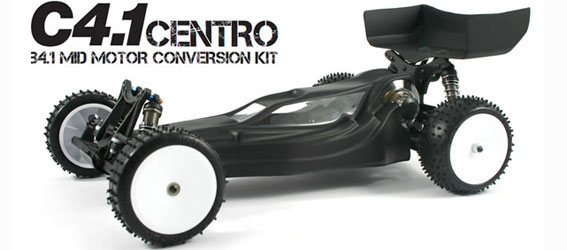 Centro C4.1 B4 Mid-Motor Chassis Shot