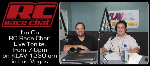 Tony Phalen on RC Race Chat Tonight!