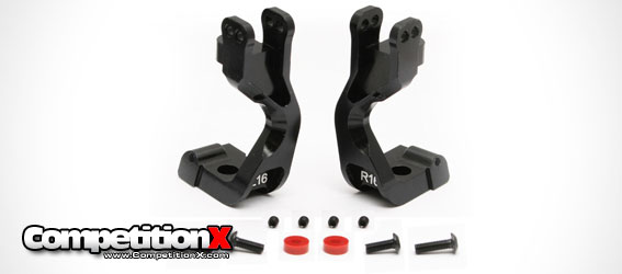 Team Associated Vertical Caster Blocks and Spindle Assembly - RC8.2, RC8T CE, SC8.2e