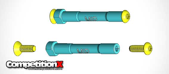 MIP Aluminum Steering Posts for Losi SCTE