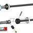 MIP C-CVD Keyed Axle Kit for Kyosho Ultima SC Trucks