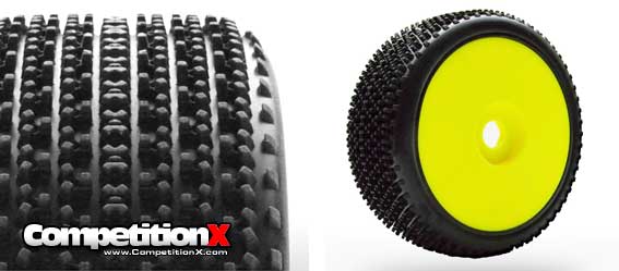Speedpassion 3X Dot Matrix 1/8 Pre-Mounted Buggy Tire
