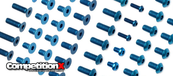 Team Associated RC12R5.2 Blue Aluminum Screw Set