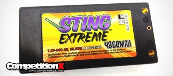 Team Trinity Sting 4800mAh Shorty LiPo Pack