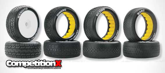 Duratrax 1/8 Scale Buggy Tires - Bandito, Dinero, Score, Barz