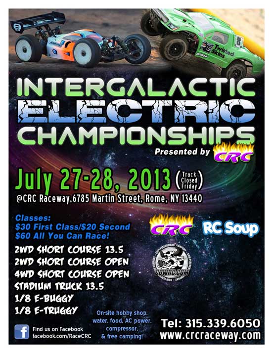CRC Presents the 2013 Intergalactic Electric Championships