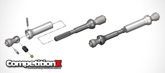 MIP Center Drive Spline CVD Kit for Axial Vehicles