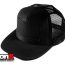 P1 Brand  Speed Corps Black-on-Black Trucker Hat