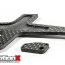 Schelle Racing Shorty Carbon Fiber Battery Strap for TLR 22-4