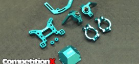 STRC CNC-Machined Blue Aluminum Parts - Axial Yeti