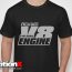 RC4WD Black V8 Engine T-Shirt