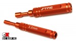 STRC CNC Machined Aluminum 1-Piece Nut Driver - 5.5mm and 7.0mm