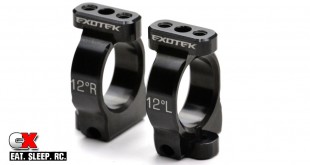 Exotek 12-Degree Aluminum Caster Blocks for XRay XB4