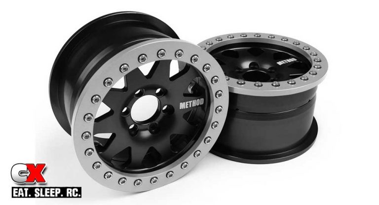 Vanquish Products Method 101 V2 1.9" Beadlock Crawler Wheels  Blue Black 2 Vps07760