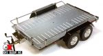 Integy Billet Machined Dual-Axle Car Trailer