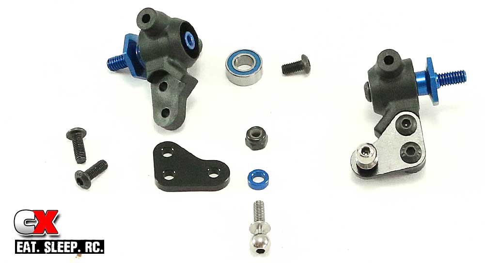 Moyeux Arrière En Aluminium Bleu Team Associated – Réf. ASC91760 – Pour RC10B6, B6D