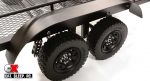 Integy Machined Aluminum Flatbed Dual-Axle Car Trailer