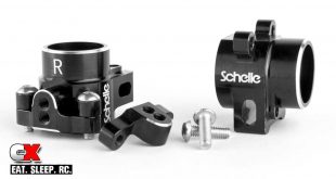 Schelle Racing Aluminum Rear Hub Set for the Team Associated B6 / B6D