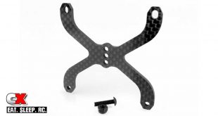 Schelle Racing Carbon X-Plate and Chassis Tie Rod Set for the Team Associated B6