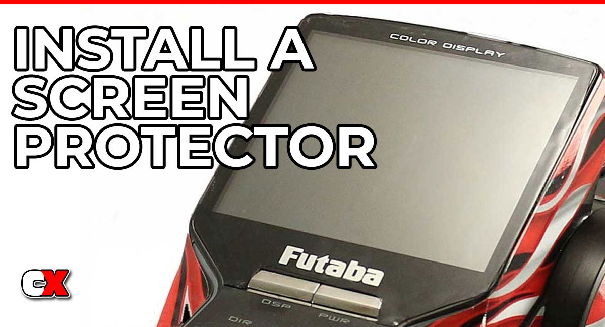 How To: Install a Screen Protector on your Transmitter