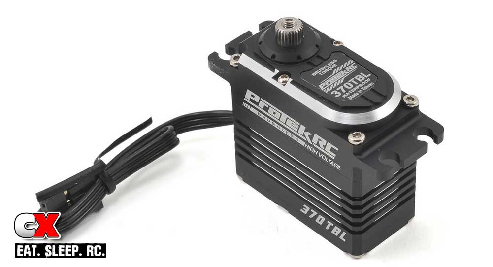 ProTek RC 370TBL Black Label Waterproof Crawler Servo CompetitionX