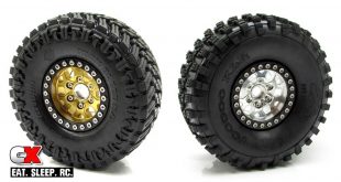 Gear Head RC 1.9 Tombstone Beadlock Wheels - Silver and Gold