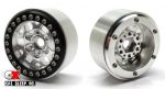 Gear Head RC 1.9 Tombstone Beadlock Wheels - Silver and Gold
