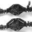 RC4WD Plastic D44 Complete Front and Rear Axles