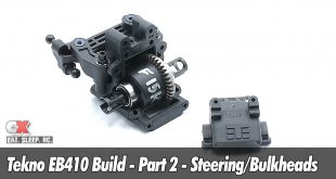 Tekno EB410 Build - Steering and Bulkheads